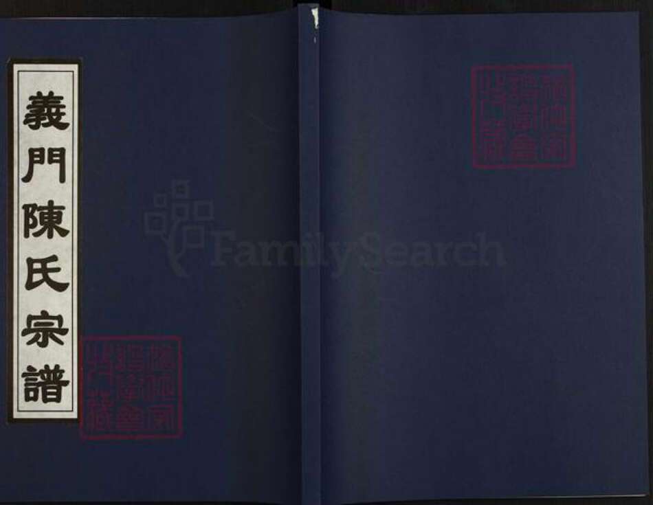 安徽省安庆市怀宁县雷端口乡陈氏聚星堂族谱-义门陈氏宗谱.pdf电子版缩略图