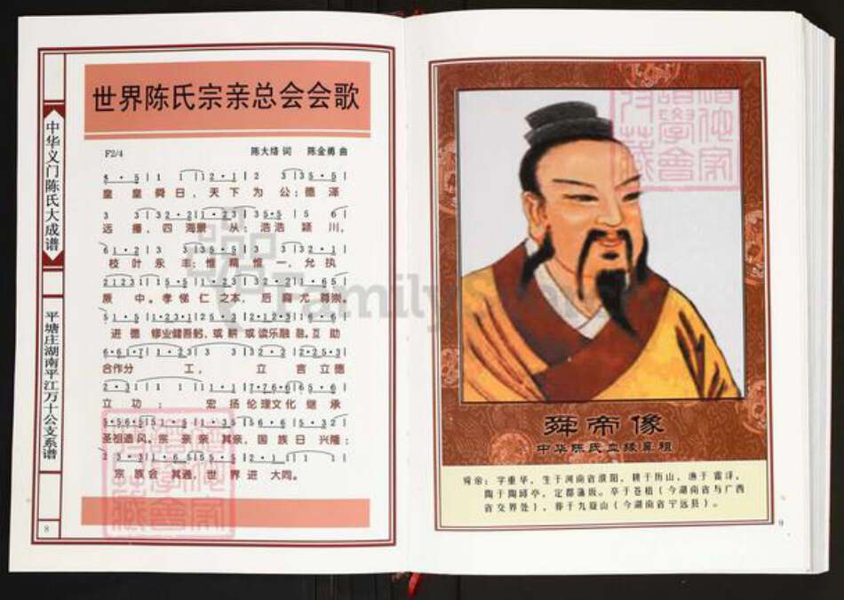 湖南省岳阳市平江县南江镇陈氏义门堂族谱-中华义门陈氏大成谱.平塘庄湖南平江万十公支系谱.pdf电子版预览图5