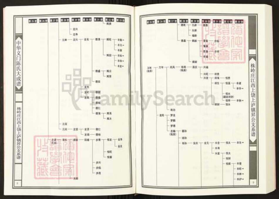 江西省上饶市上饶县上泸镇陈氏族谱-中华义门陈氏大成谱.株岭庄江西上饶上泸镇升公支系谱.pdf电子版预览图5