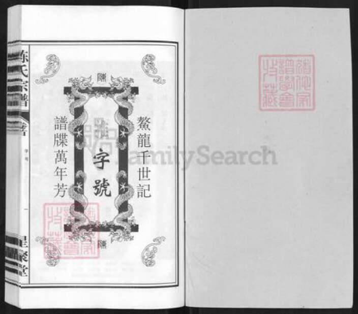 安徽省铜陵市枞阳县白梅乡陈氏星聚堂族谱-白云股陈氏宗谱.pdf电子版预览图1