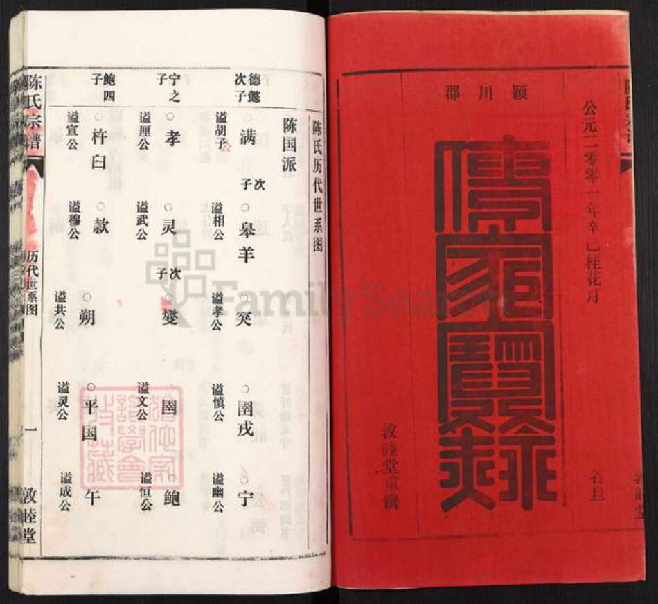 安徽省安庆市怀宁县清河乡陈氏敦睦堂族谱-陈氏宗谱.pdf电子版预览图2