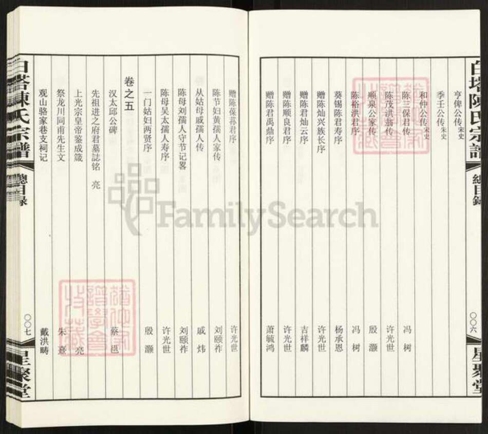 江苏省常州市江苏省常州市天宁区郑陆镇陈；陈氏星聚堂族谱-白塔陈氏宗谱.pdf电子版预览图5