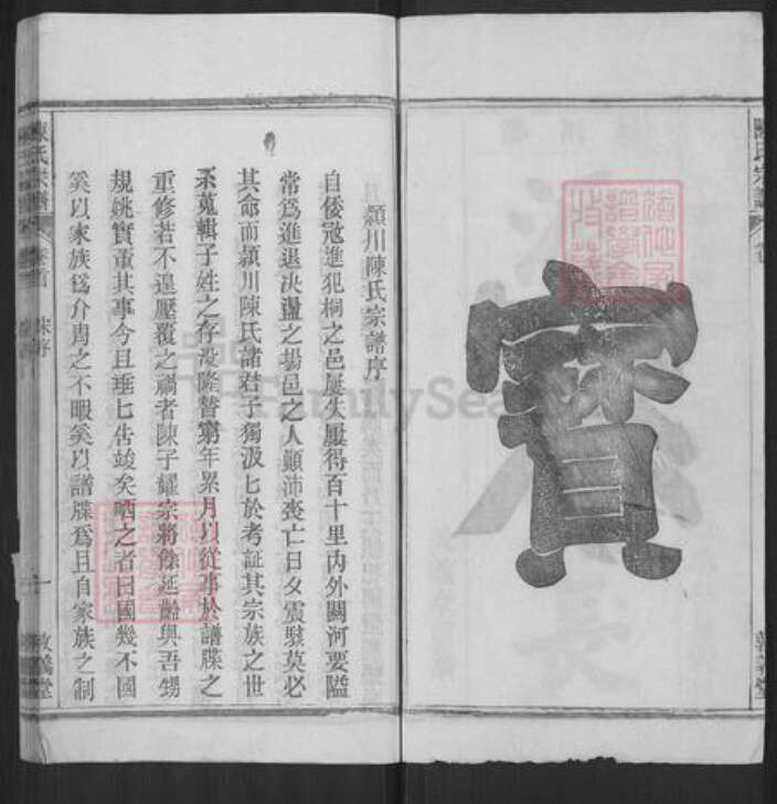 安徽省安庆市桐城市陈氏敦义堂族谱-颕川陈氏宗谱.pdf电子版预览图2