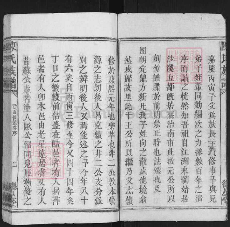 湖南省长沙市浏阳市沙市镇陈氏德星堂族谱-清浏陈氏族谱.pdf电子版预览图2