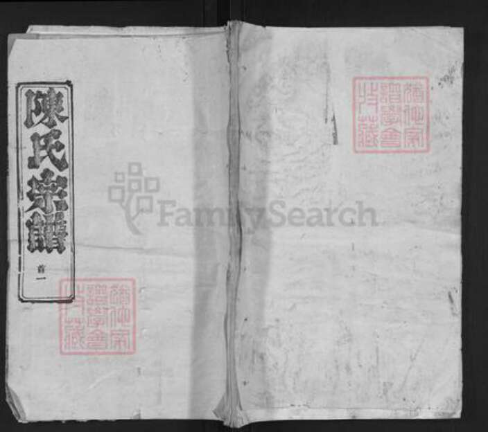 湖北省黄冈市蕲春县横车镇陈氏孝义堂族谱-义门陈氏宗谱.pdf电子版缩略图