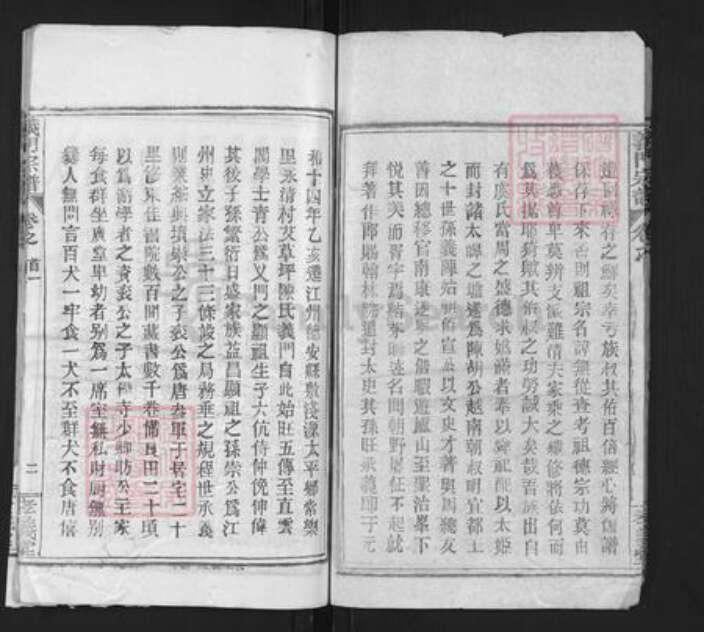 湖北省黄冈市蕲春县横车镇陈氏孝义堂族谱-义门陈氏宗谱.pdf电子版预览图2