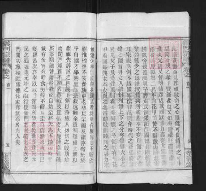 湖北省黄冈市蕲春县横车镇陈氏孝义堂族谱-义门陈氏宗谱.pdf电子版预览图5