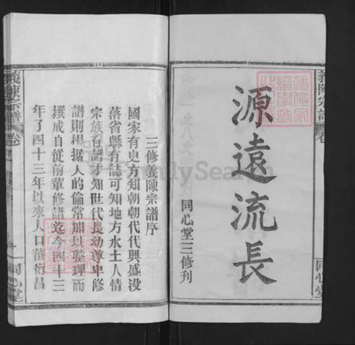 湖北省武汉市新洲区陈氏同心堂族谱-义陈宗谱.pdf电子版预览图2