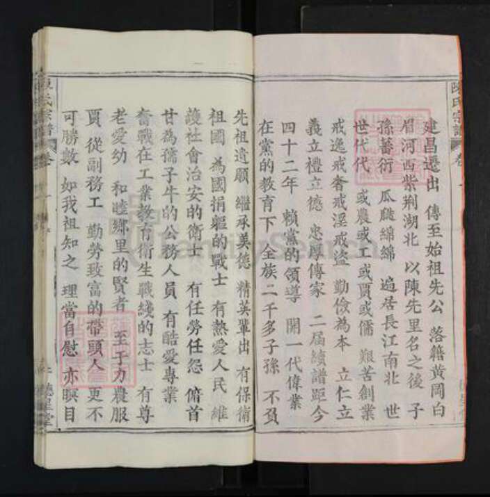 湖北省武汉市新洲区陈氏德星堂族谱-陈氏宗谱.pdf电子版预览图2