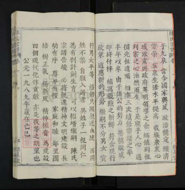 湖北省武汉市新洲区陈氏德星堂族谱-陈氏宗谱.pdf电子版预览图3