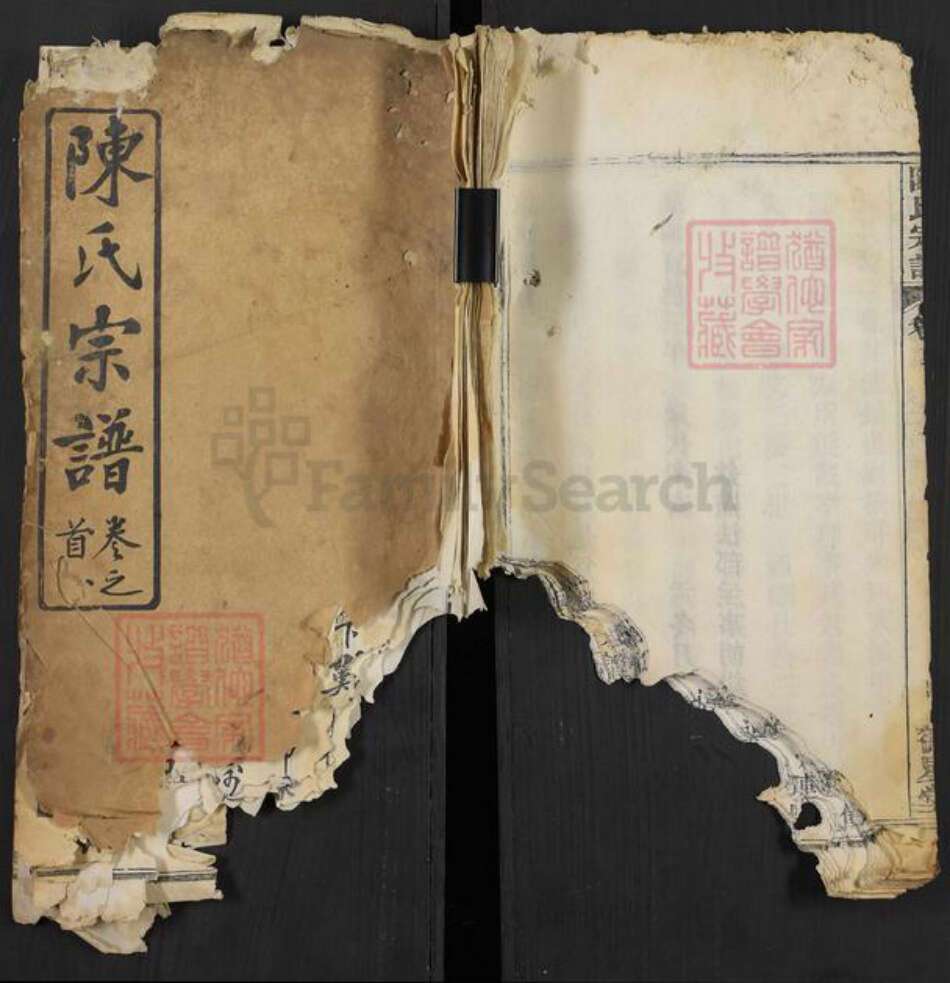 湖北省黄冈市陈氏德星堂族谱-陈氏宗谱.pdf电子版缩略图