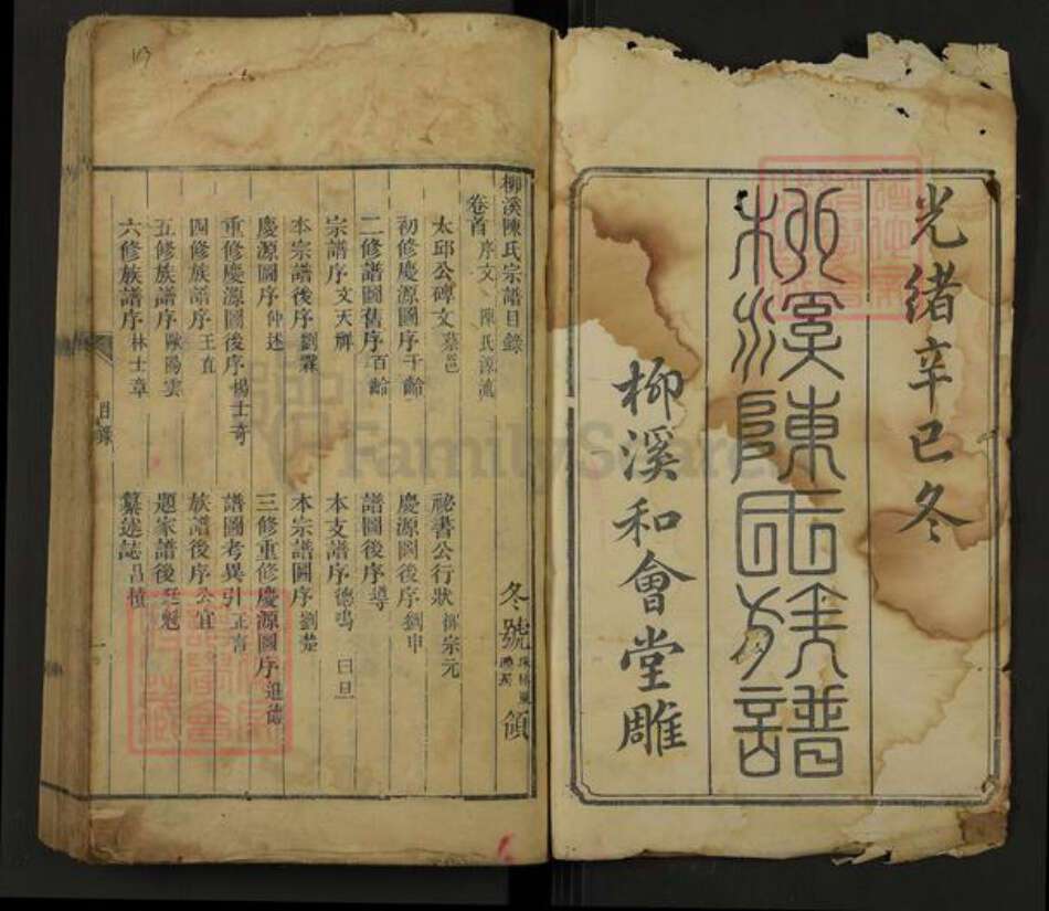 江西省吉安市泰和市陈氏和会堂族谱-柳溪陈氏族谱.pdf电子版预览图1