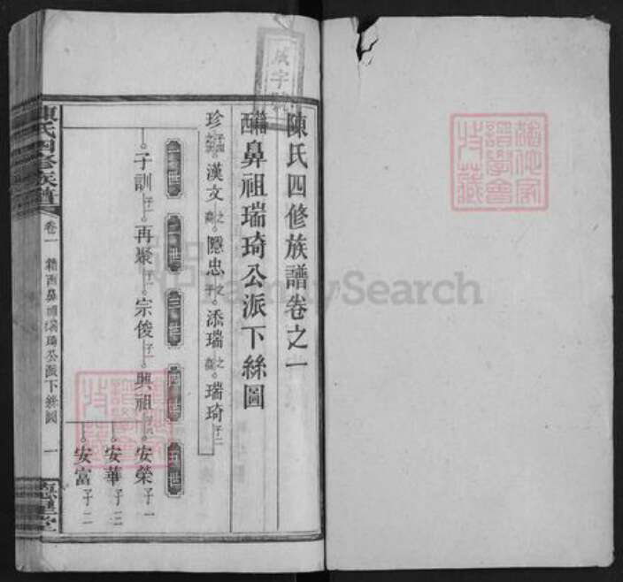 湖南省湘潭市湘乡市湘乡陈氏德星堂族谱-陈氏四修族谱.pdf电子版预览图1