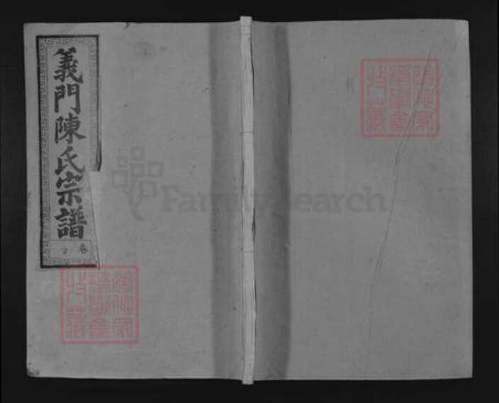 江西省九江市庐山市陈氏德星堂族谱-羲门陈氏宗谱.pdf电子版缩略图