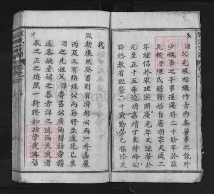 安徽省池州市贵池区陈氏崇本堂族谱-陈氏宗谱.pdf电子版预览图2