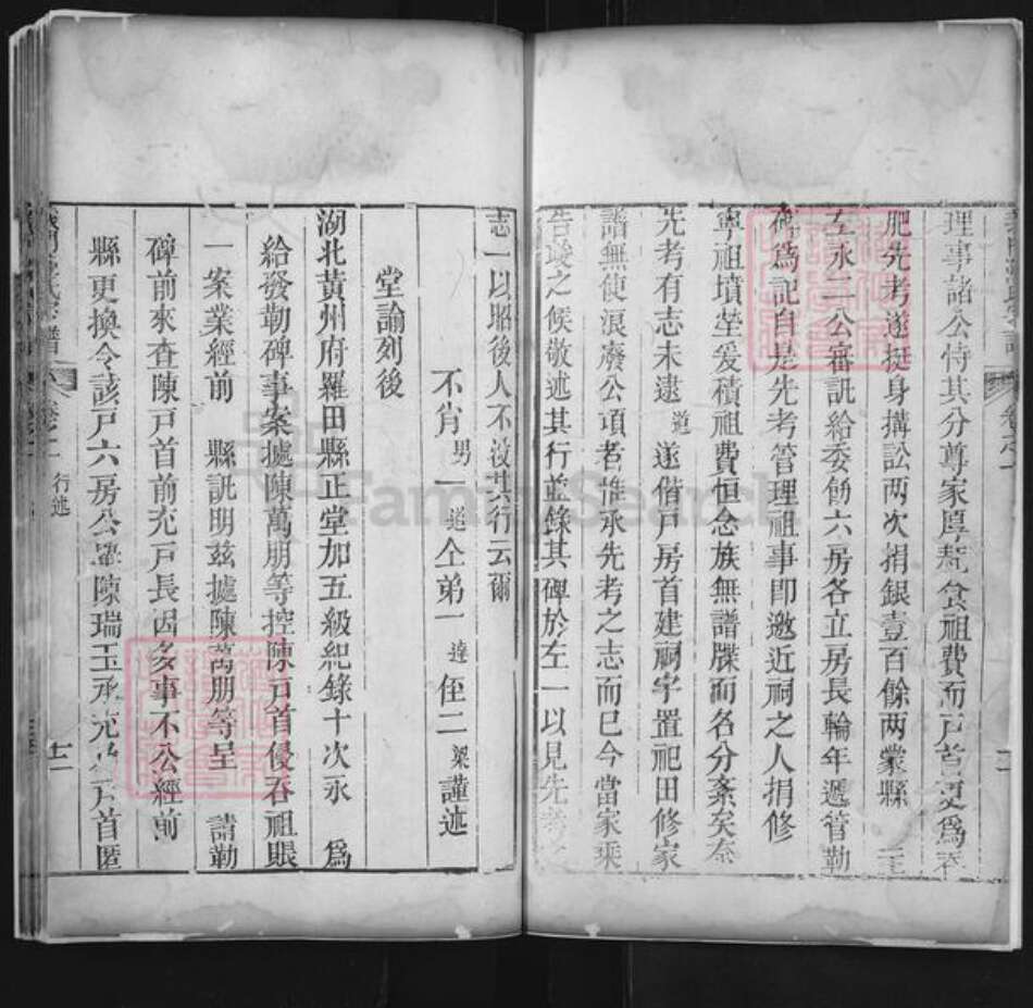 湖北省黄冈市罗田县平湖乡陈氏族谱-义门陈氏宗谱.pdf电子版预览图5