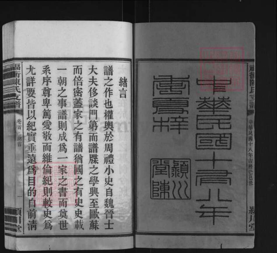 湖南省长沙市浏阳市大瑶镇陈氏颍川堂族谱-福冲陈氏支谱.pdf电子版预览图1