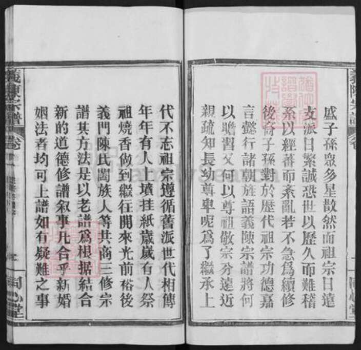 湖北省武汉市新洲区陈氏同心堂族谱-义陈宗谱.pdf电子版预览图3