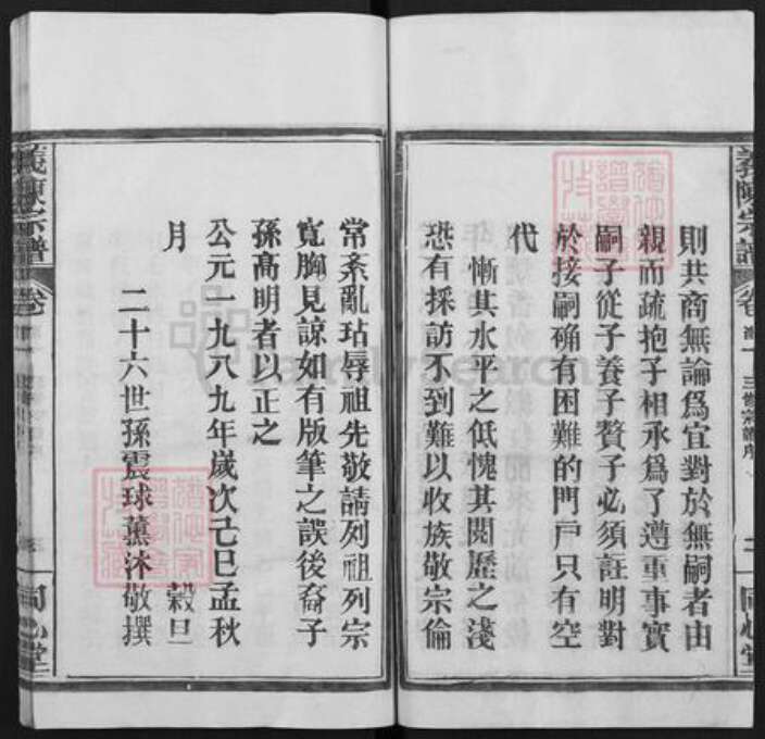 湖北省武汉市新洲区陈氏同心堂族谱-义陈宗谱.pdf电子版预览图4