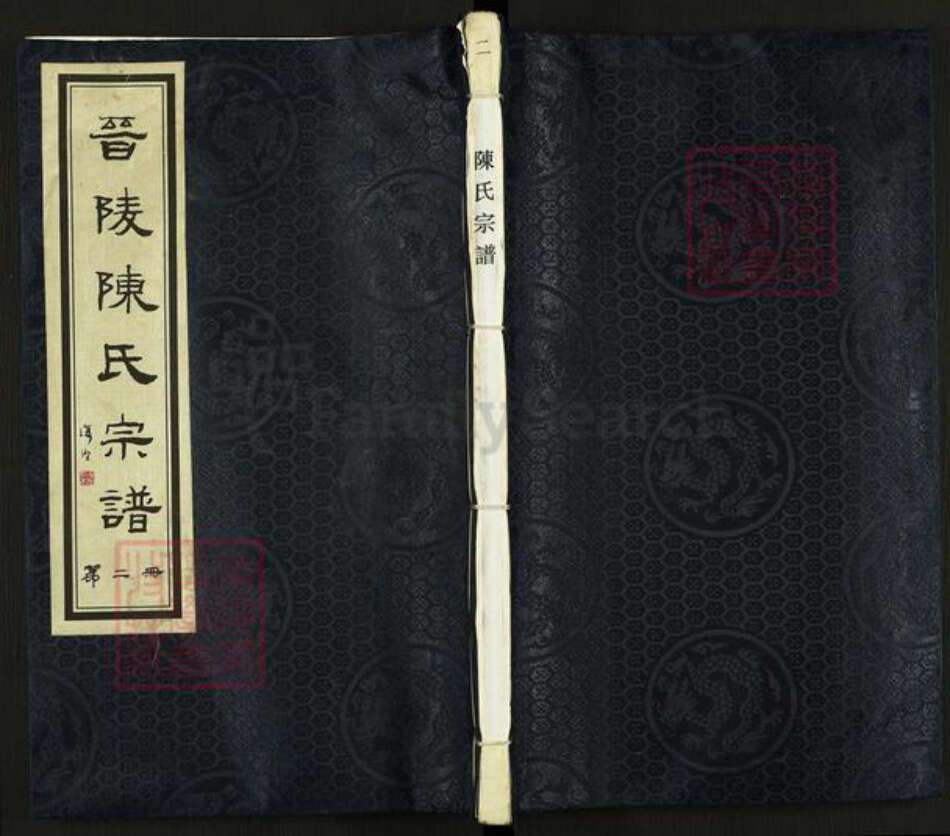 江苏省常州市武进县陈氏星聚堂族谱-晋陵陈氏宗谱.pdf电子版缩略图