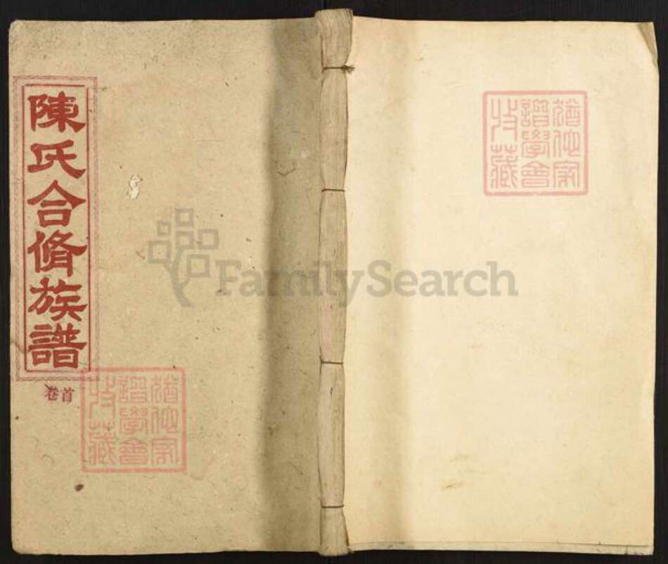 湖南省娄底市新化县西河镇陈氏星聚堂族谱-陈氏合修族谱.pdf电子版缩略图