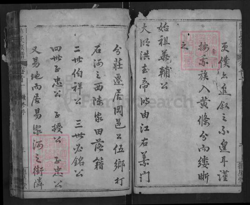 湖北省武汉市新洲区陈氏德星堂族谱-陈氏族谱.pdf电子版预览图2