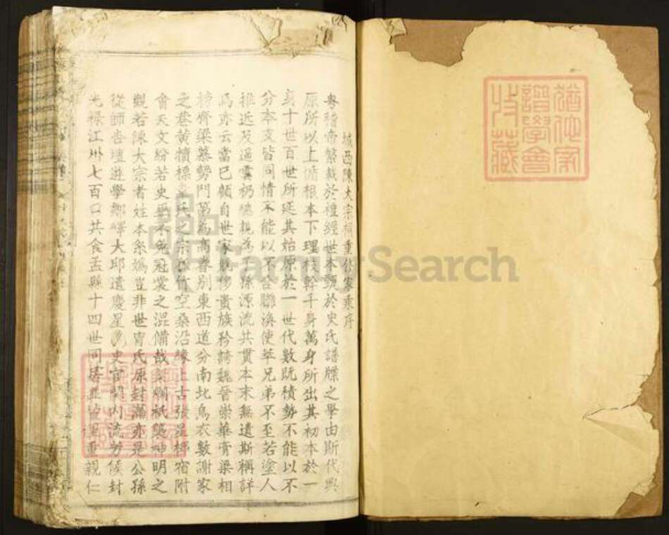 江西省赣州市安远县陈氏树滋堂族谱-濂江陈氏七修族谱.pdf电子版预览图1