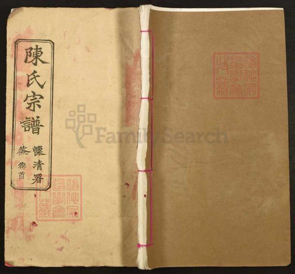 湖北省黄冈市黄州区陈氏聚星堂族谱-陈氏宗谱.pdf电子版缩略图