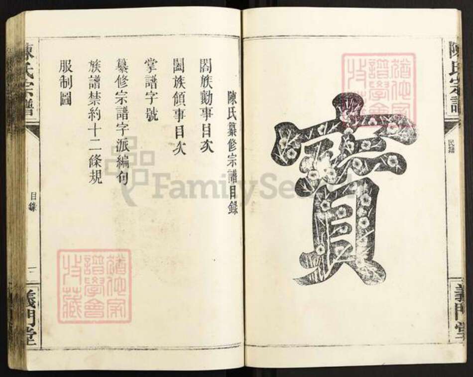 湖北省仙桃市沔城回族镇陈氏义门堂族谱-陈氏宗谱.pdf电子版预览图4