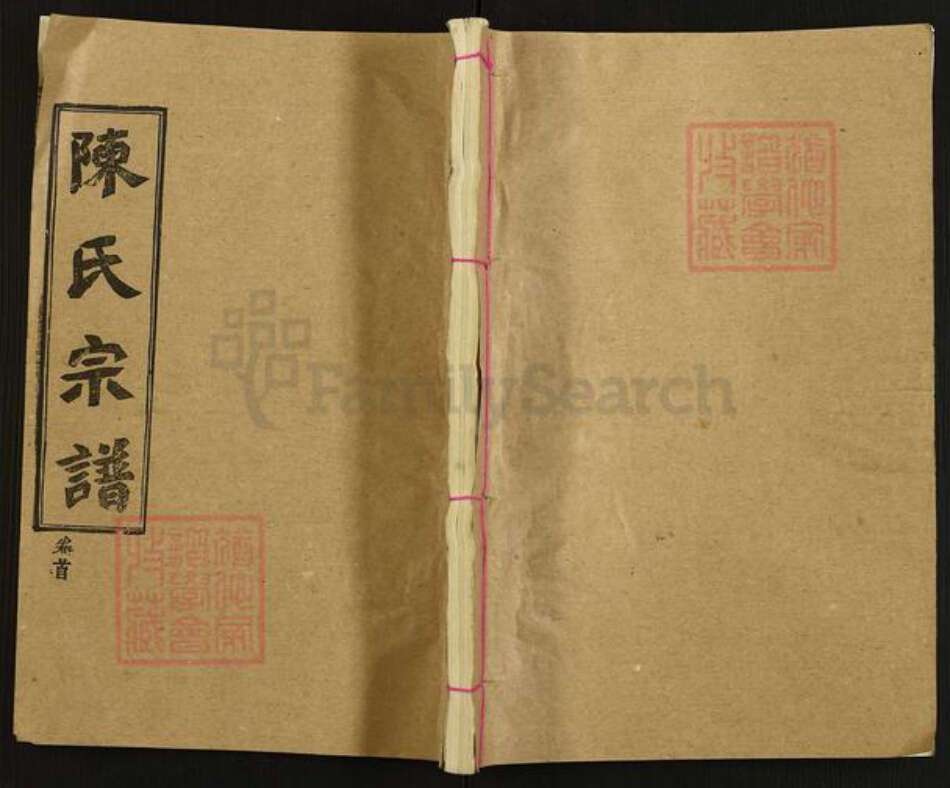 湖北省武汉市黄陂区黄陂陈氏义门堂族谱-陈氏宗谱.pdf电子版缩略图
