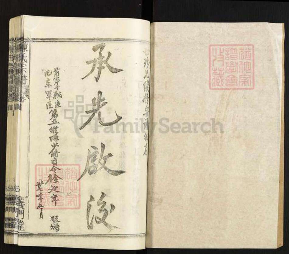 湖北省武汉市黄陂区黄陂陈氏义门堂族谱-陈氏宗谱.pdf电子版预览图1