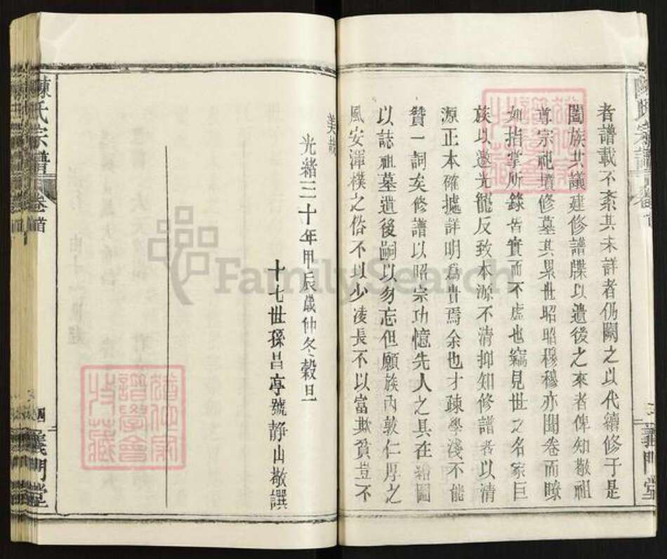 湖北省武汉市黄陂区黄陂陈氏义门堂族谱-陈氏宗谱.pdf电子版预览图5