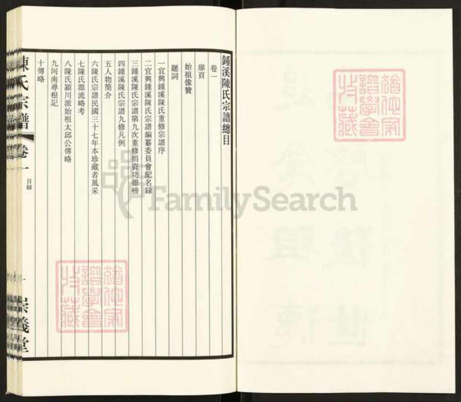江苏省无锡市宜兴市和桥镇陈氏崇义堂族谱-陈氏宗谱.pdf电子版预览图4