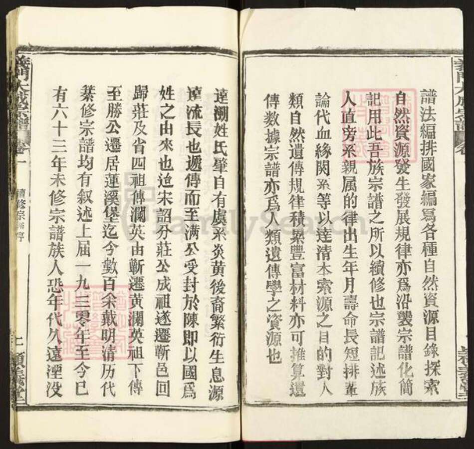 湖北省黄冈市蕲春县刘河镇陈氏颖义堂族谱-义门陈氏宗谱.pdf电子版预览图3