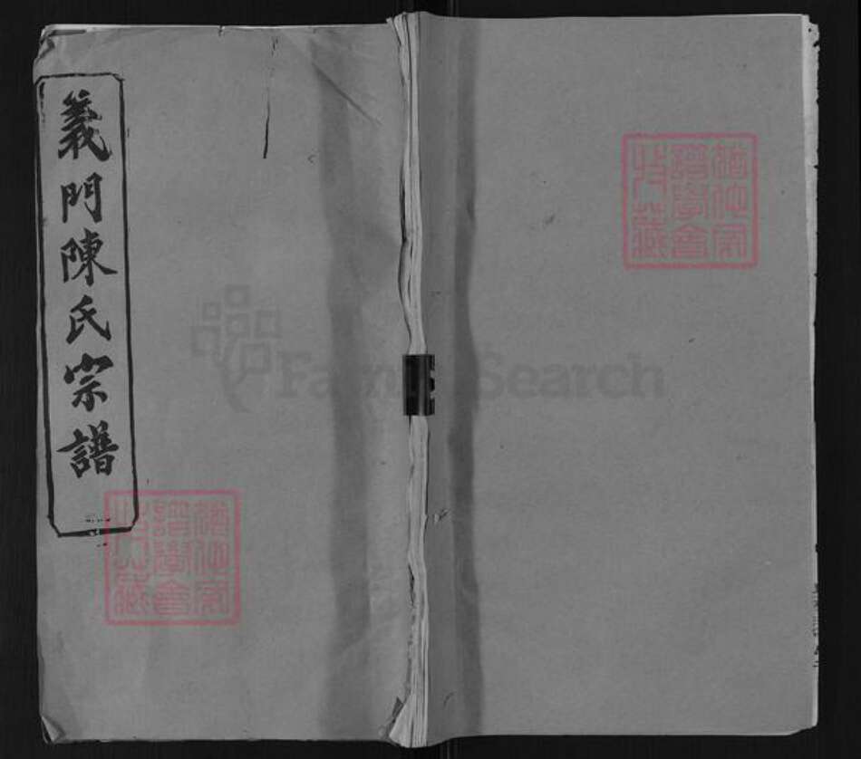 湖北省黄冈市浠水县竹瓦镇陈氏颖义堂族谱-义门陈氏宗谱.pdf电子版缩略图