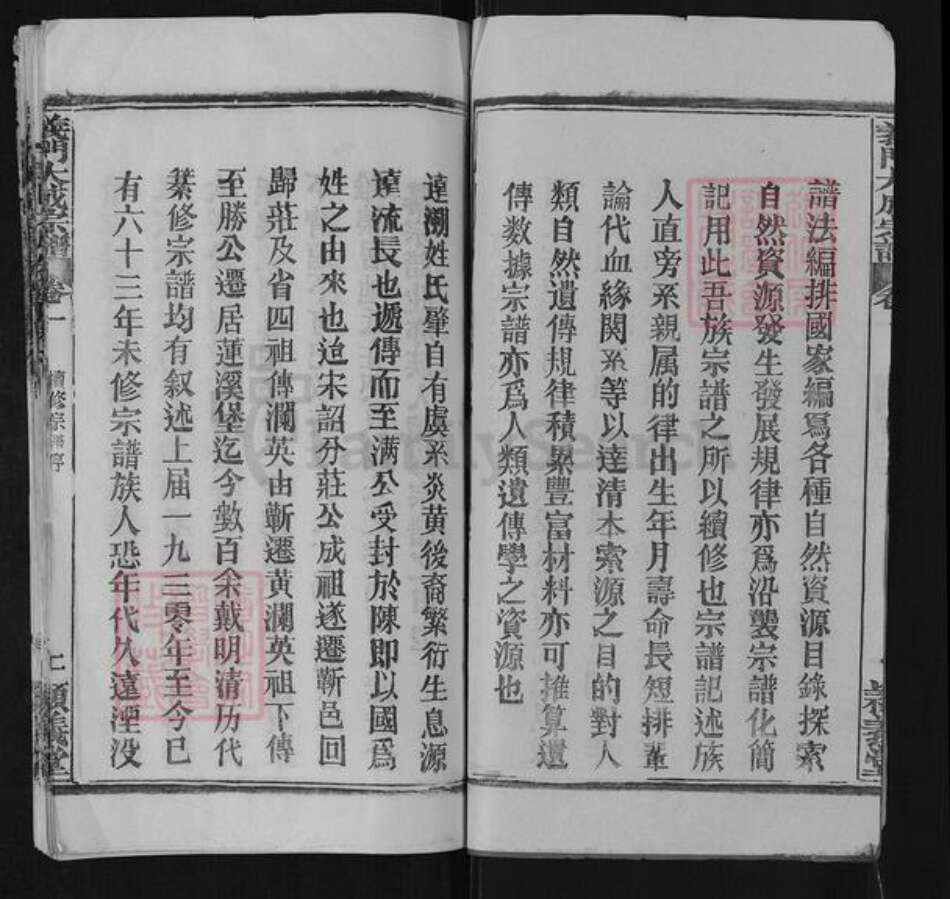湖北省黄冈市浠水县竹瓦镇陈氏颖义堂族谱-义门陈氏宗谱.pdf电子版预览图3