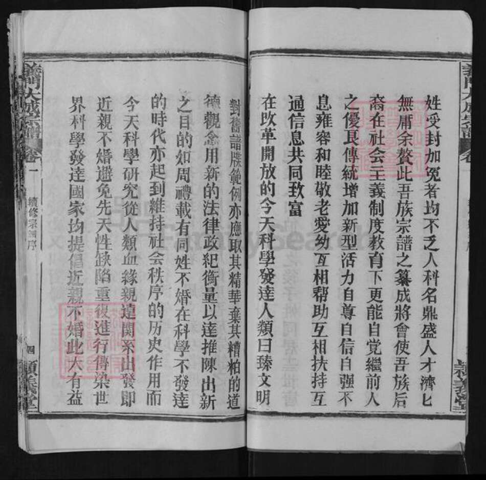 湖北省黄冈市浠水县竹瓦镇陈氏颖义堂族谱-义门陈氏宗谱.pdf电子版预览图5