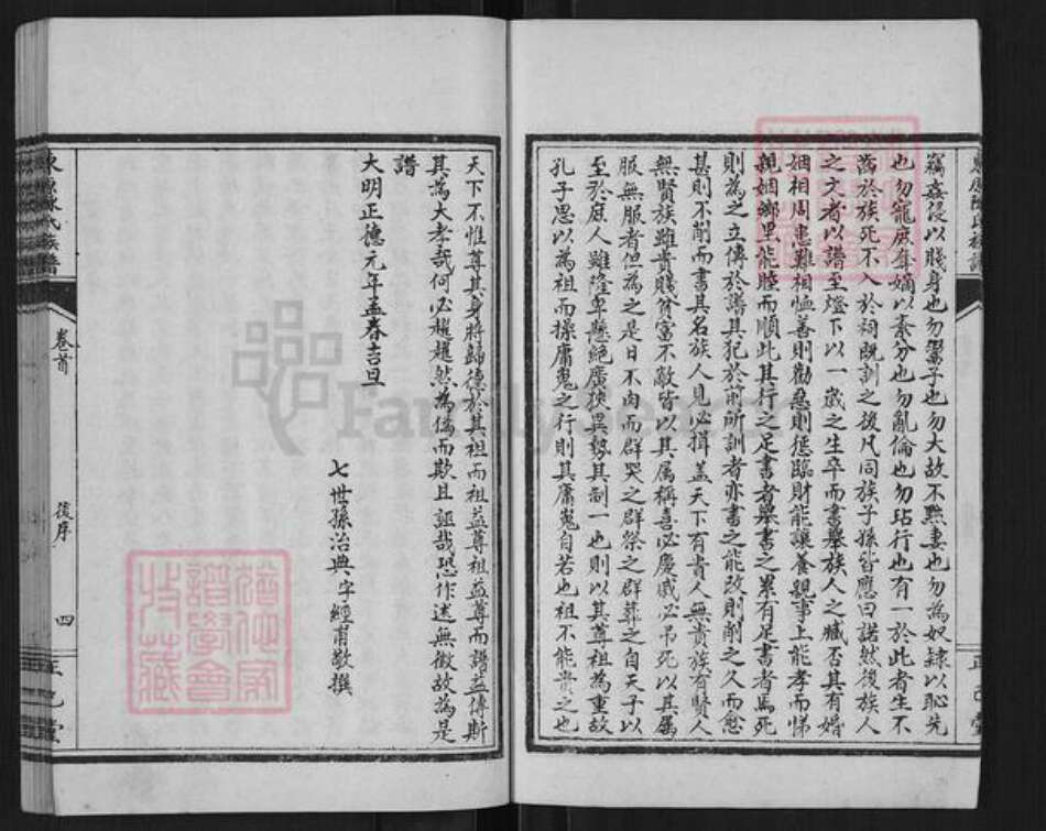 山东省泰安市东平县陈氏正己堂族谱-东原陈氏族谱.pdf电子版预览图4