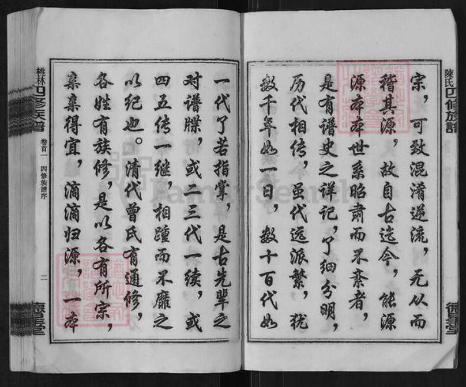 湖南省湘潭市湘乡市湘乡陈氏德星堂族谱-桃林陈氏四修族谱.pdf电子版预览图5