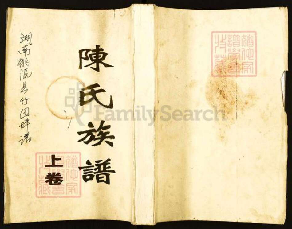 湖南省常德市桃源县陈氏族谱-陈氏族谱.pdf电子版缩略图