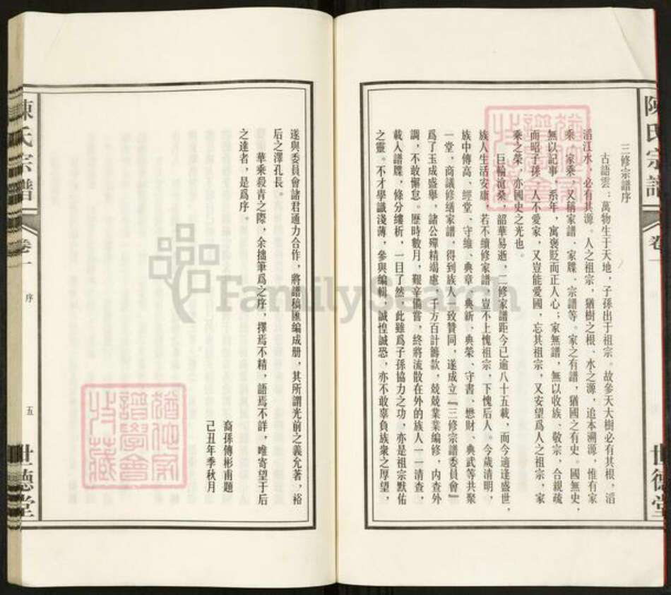 安徽省合肥市肥东县撮镇陈氏世德堂族谱-陈氏宗谱.pdf电子版预览图5