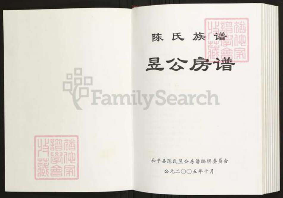 广东省河源市和平陈氏族谱-陈氏族谱昱公房谱.pdf电子版预览图1