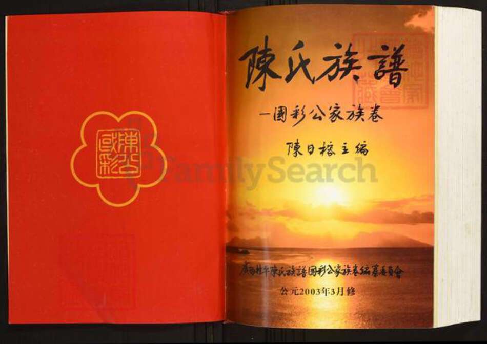 广西壮族自治区玉林桂平陈氏族谱-陈氏族谱.国彩公家族卷.pdf电子版预览图2