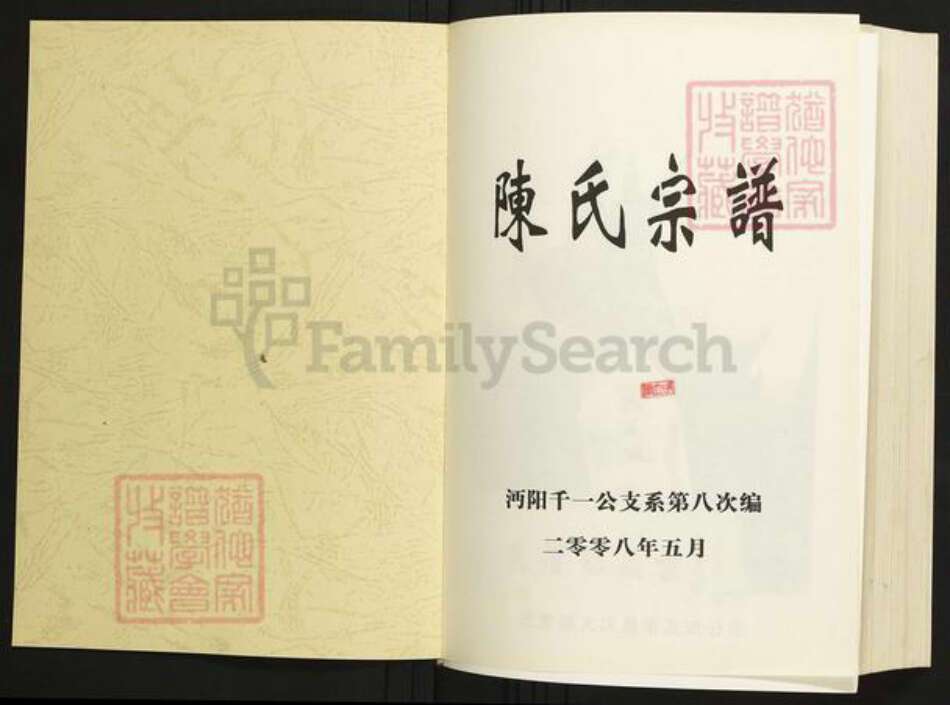 湖北省荆州市洪湖市陈氏族谱-陈氏家谱.pdf电子版预览图1