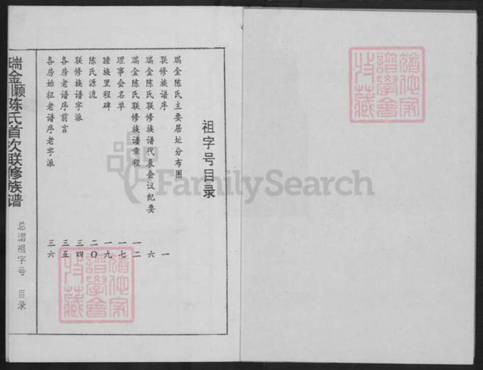 江西省赣州市瑞金市像湖镇陈氏族谱-瑞金颍川陈氏首次联修族谱.pdf电子版预览图2