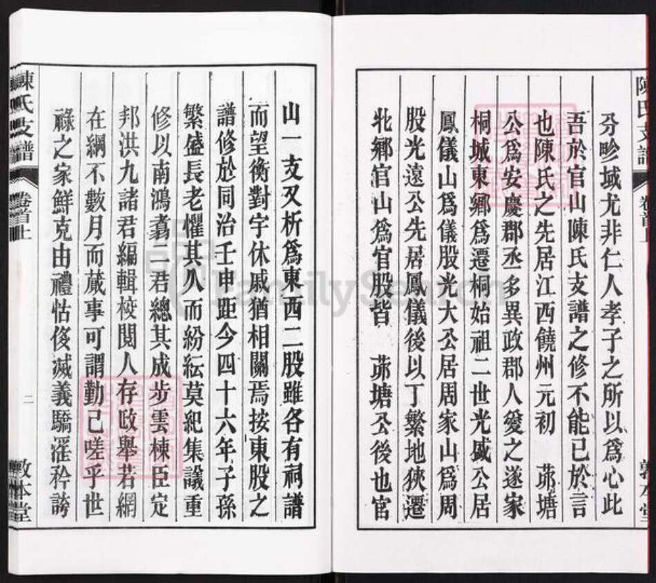 安徽省安庆市桐城市陈氏族谱-陈氏支谱[10卷首2卷].pdf电子版预览图2