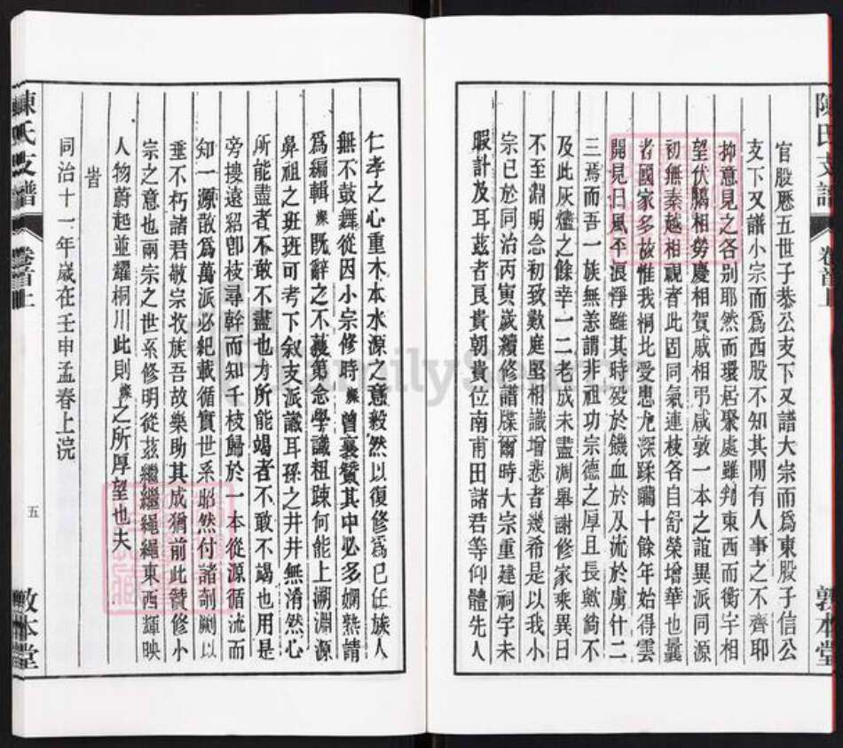 安徽省安庆市桐城市陈氏族谱-陈氏支谱[10卷首2卷].pdf电子版预览图5