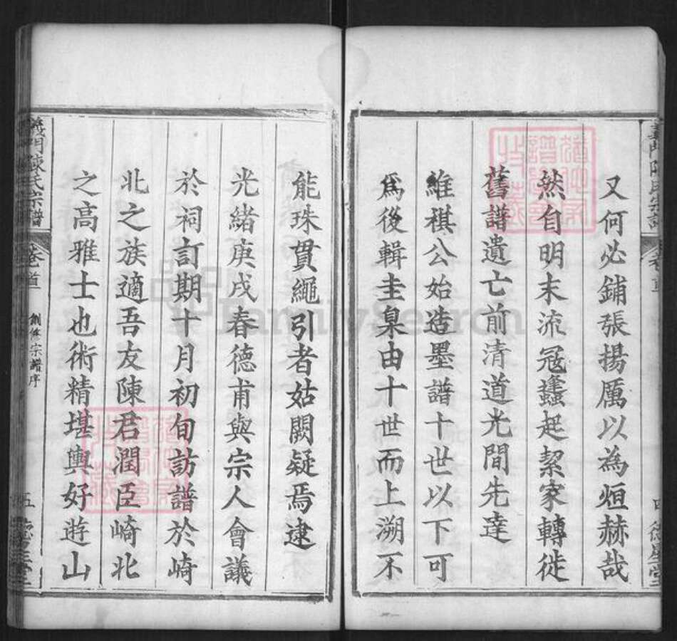 湖北省黄冈市陈氏族谱-义门陈氏宗谱[9卷首5卷].pdf电子版预览图5