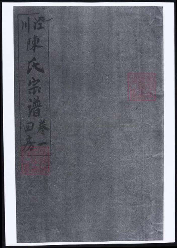 甘肃省平凉陈氏族谱-泾川陈氏宗谱.pdf电子版缩略图