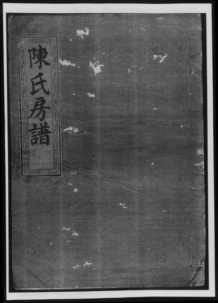 江西省九江市陈氏族谱-陈氏房谱[33卷首1卷].pdf电子版缩略图